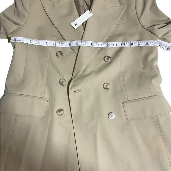 Banana Republic Vasto Relaxed Italian 100% Wool Suit Jacket Size 6 - Picture 9 of 13